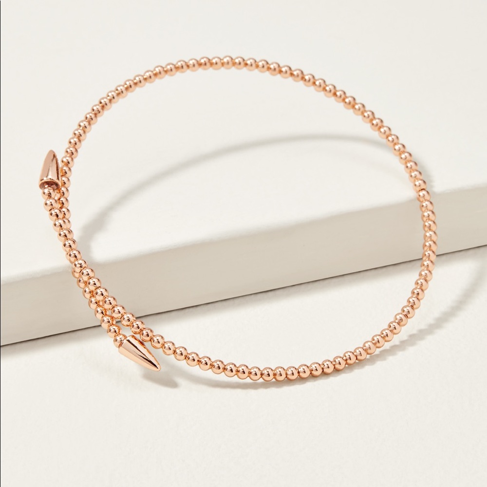 New in Box KEEP collective rebel coil rose gold bracelet